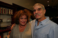 Writer Daphne Merkin with Francis Levy
